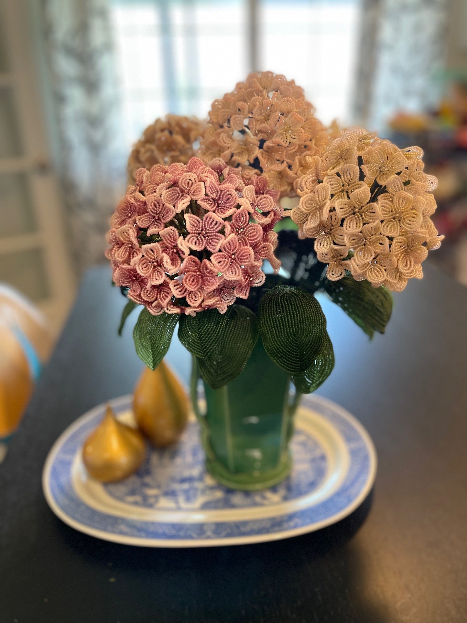 Shades of Pink Hydrangeas