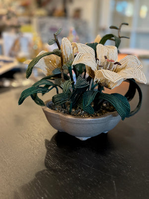 Loretta Young (Asiatic Lilies and Silver Dollar Eucalyptus)