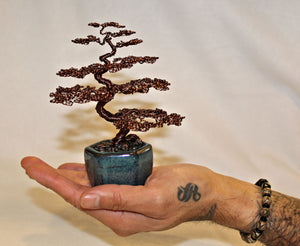 Informal Upright Tall Antique Copper Bonsai - SOLD