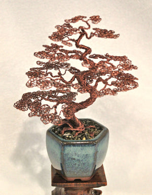 Informal Upright Tall Antique Copper Bonsai - SOLD