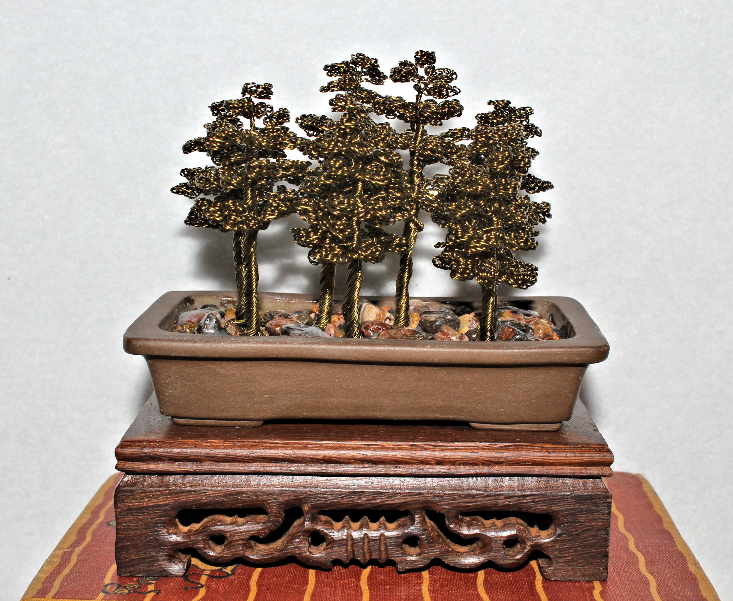 bonsai tree forest Large Bronze Pine Bonsai Forest – Forests and Flowers