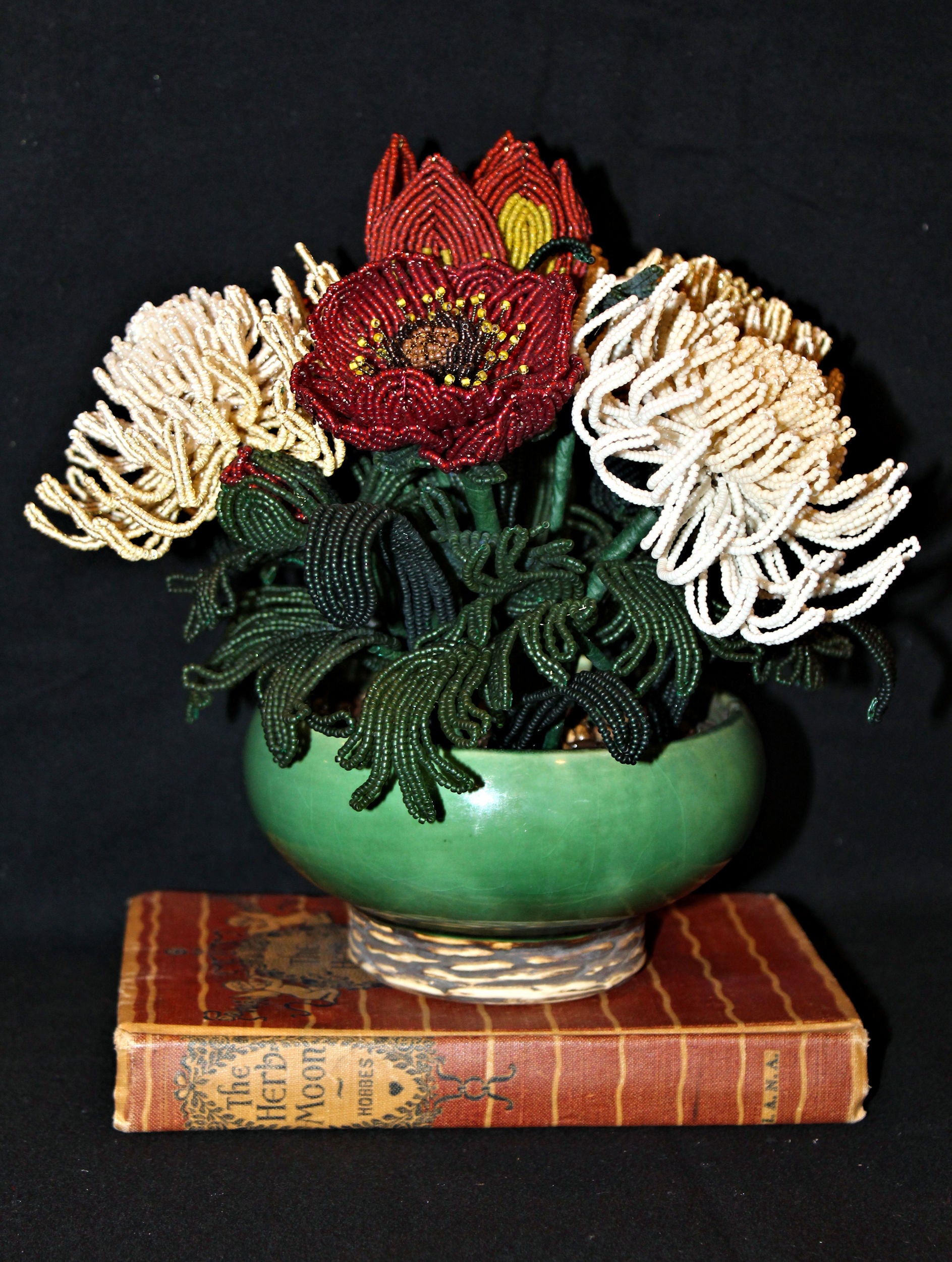 Clara Bow (Spider Mums, Poppies, and Tulip) - SOLD