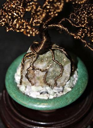 Root-over-Rock Seki-joju Bonsai on Agate and Jade - SOLD