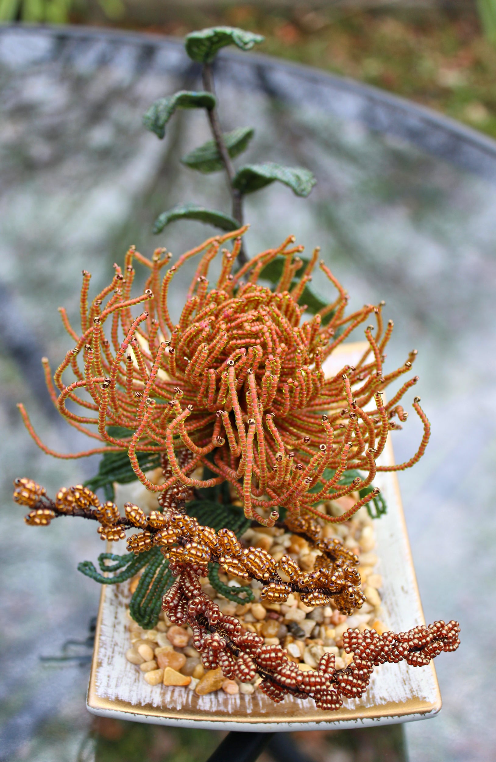 Jean Seberg (Spider Chrysanthemum Ikebana Arrangement)