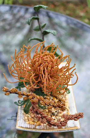 Jean Seberg (Spider Chrysanthemum Ikebana Arrangement)