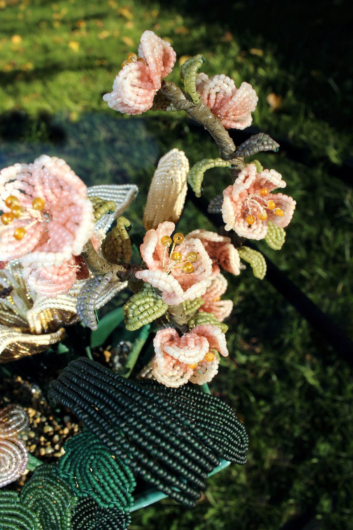 Leslie Caron (Asiatic Lily, Fruit Blossoms, Violets, Pussywillow, Eucalyptus)