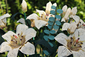 Olivia de Havilland (Asiatic Lilies and Silver Dollar Eucalyptus) - SOLD
