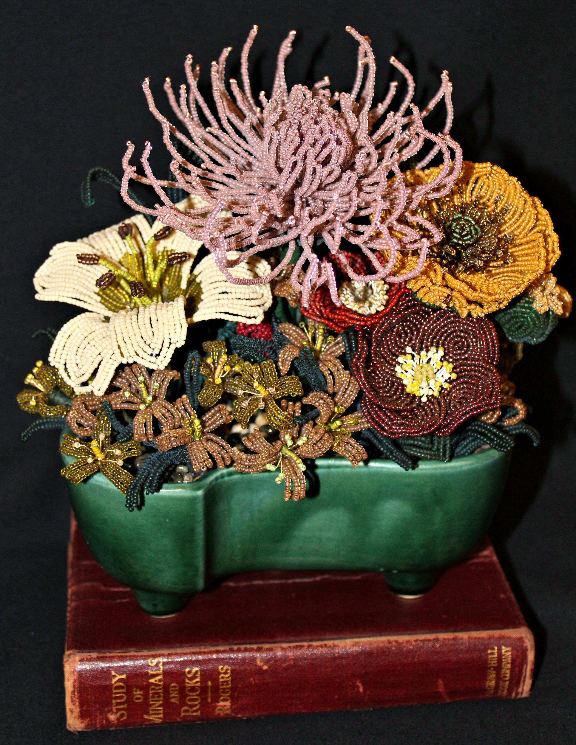 Merle Oberon (Spider Mum, Lilies, Poppies, & Beach Roses)