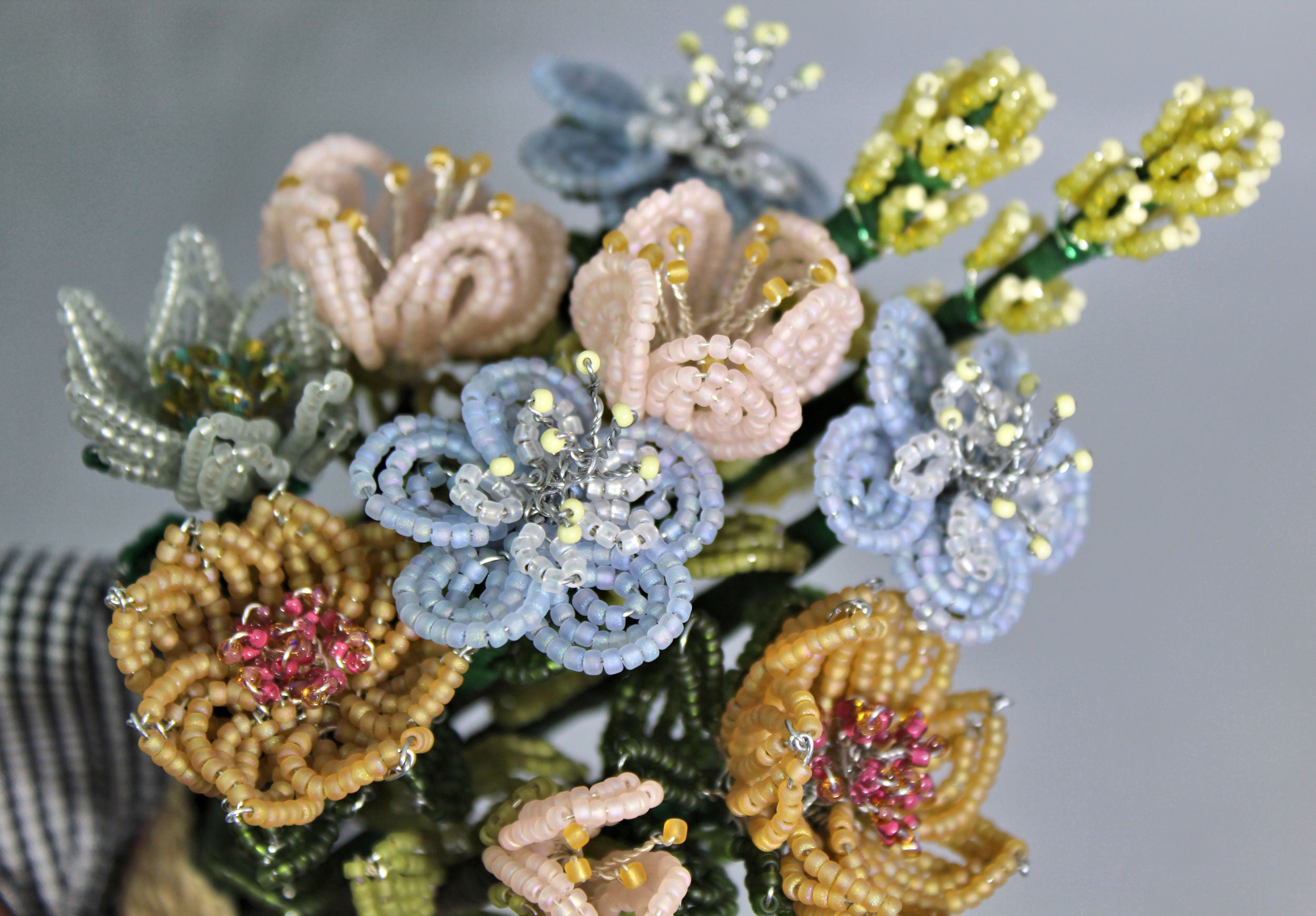 Old-Fashioned Forget-Me-Not and Cherry Blossom Posy - SOLD