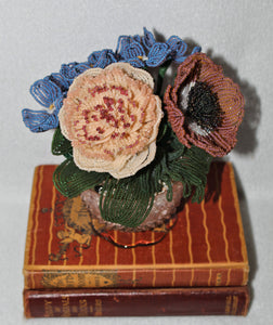 Ginny Weidler (Peony, Poppy, and Blue Periwinkles)