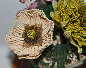 Sarah Siddons (Anemone, Chrysanthemum, and Oak Leaf Geraniums)