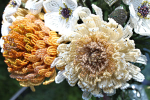 Versailles Bouquet of Chrysanthemums and Almond Blossoms