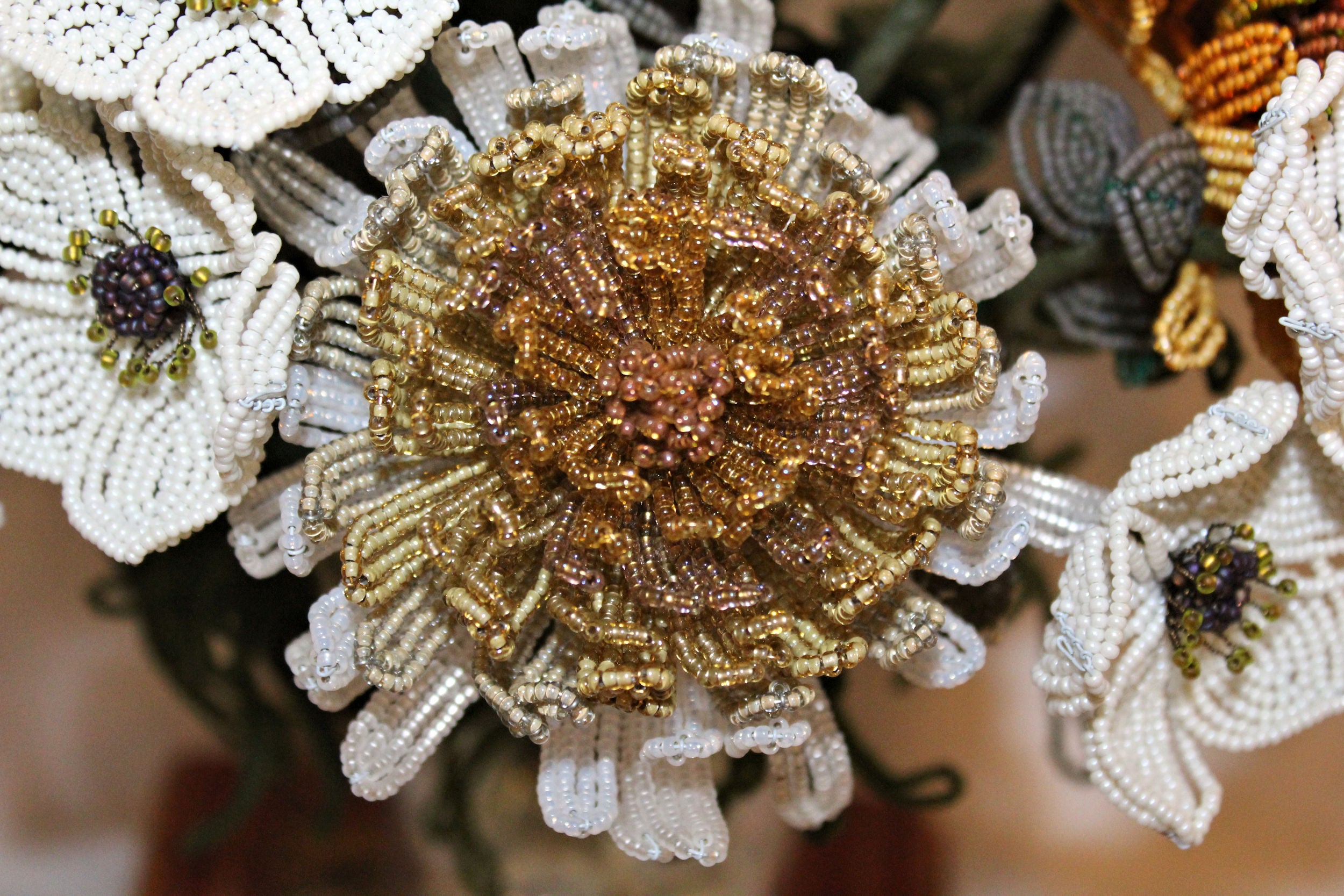 Versailles Bouquet of Chrysanthemums and Almond Blossoms